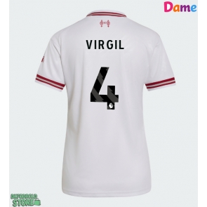 Liverpool Virgil van Dijk #4 Replika Udebanetrøje Dame 2026-27 Kortærmet